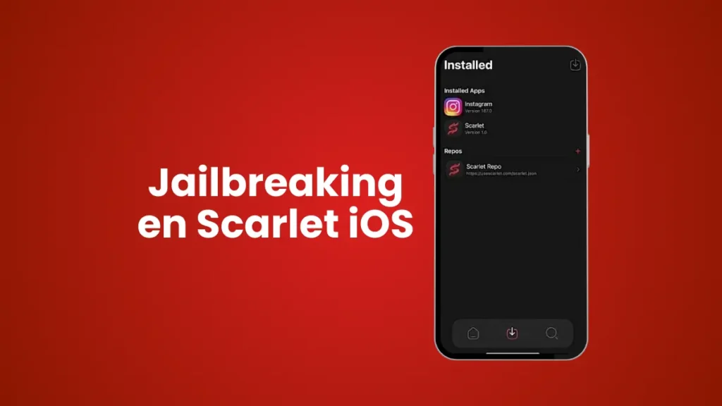 Jailbreaking en Scarlet iOS